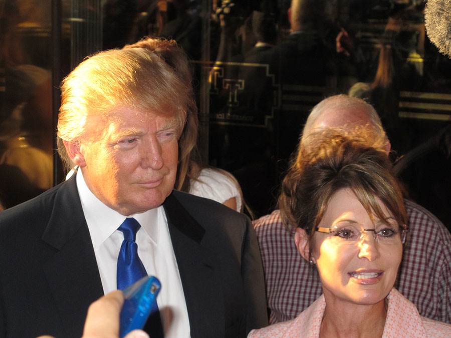 Donald Trump and Sarah Palin