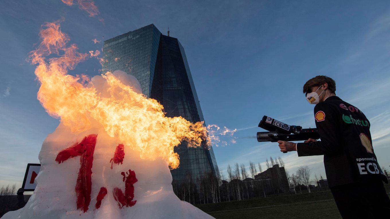 davies72_Boris Roesslerpicture alliance via Getty Images_climate protest ecb