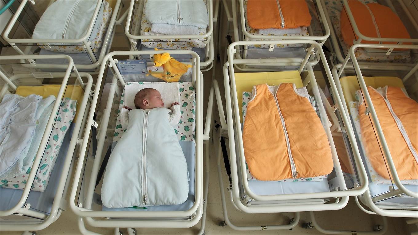 A 4-day-old newborn baby