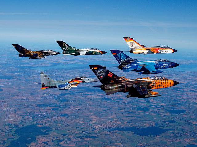 German Tornado Formation Flight 2003