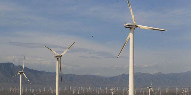 Wind farm energy China environment
