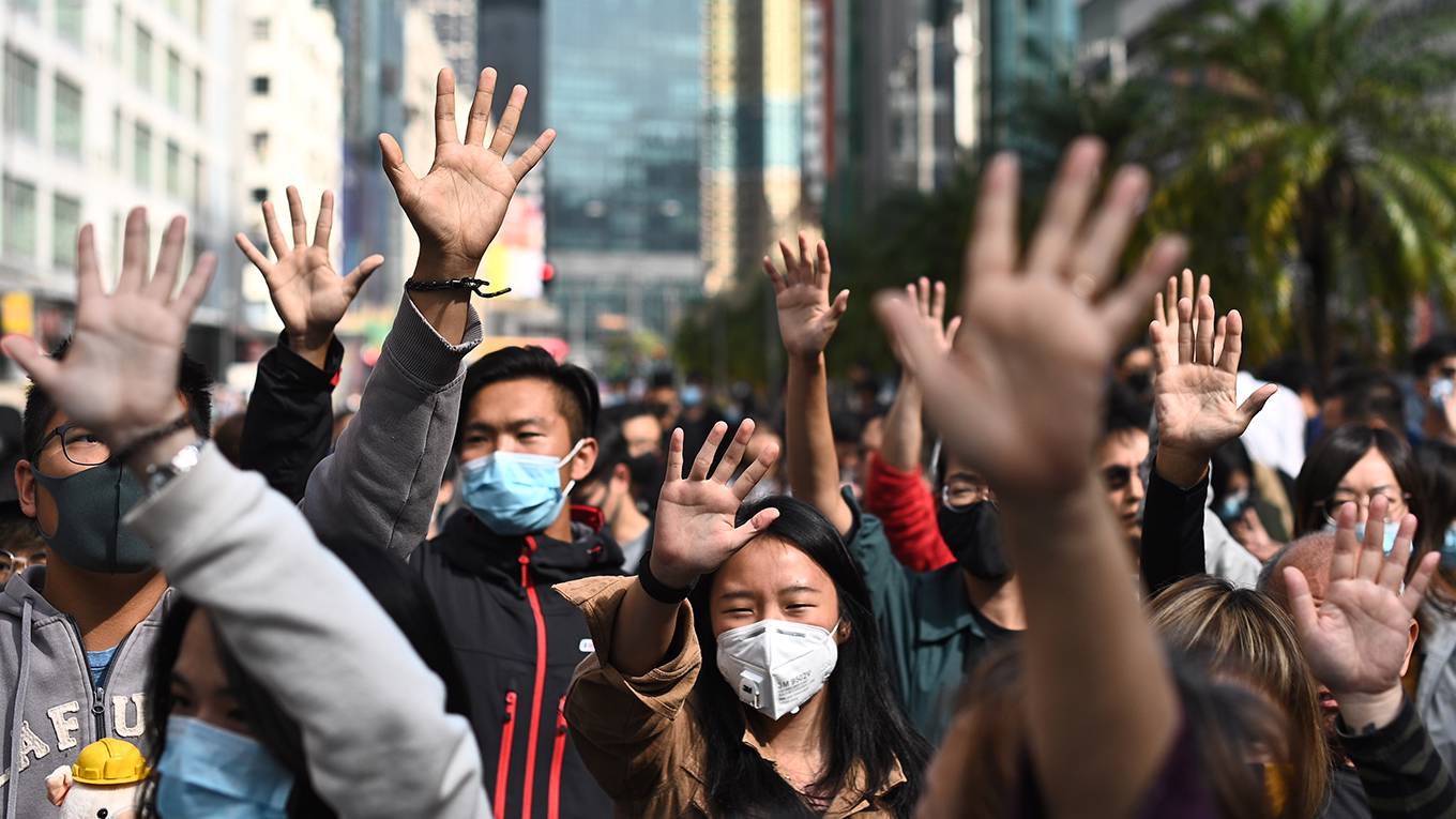 patten109_PHILIP FONGAFP via Getty Images_hongkongprotestelectionvote