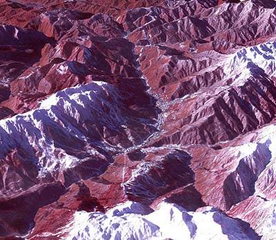 Sochi Mountains melting snow