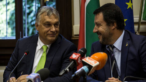 viktor orban matteo salvini meeting hungary populism