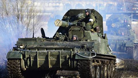 Russian military exercise in Primorye territory