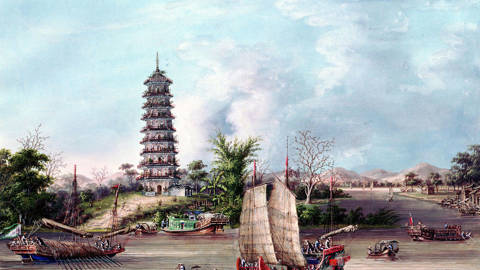 China first opium war british gunboats