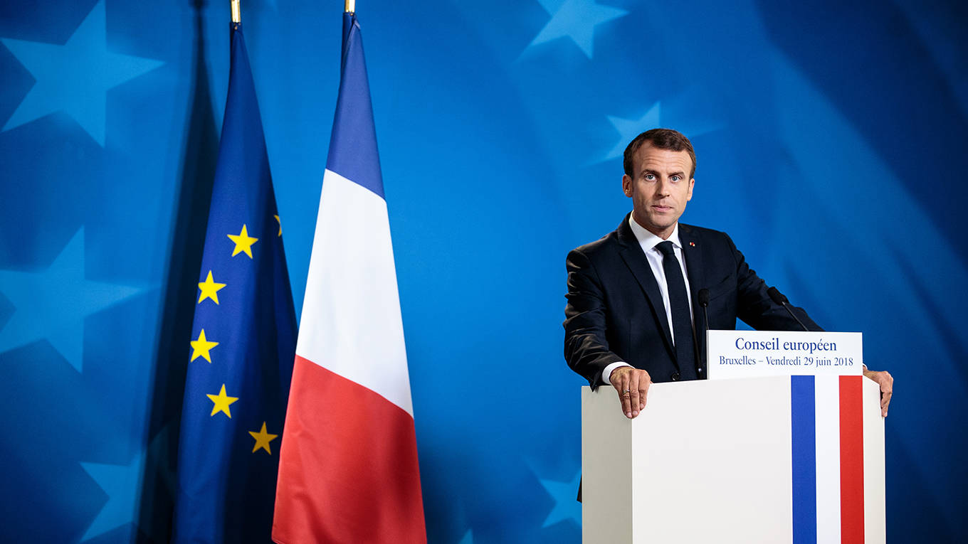 sierakowski48_Jack TaylorGetty Images_macronEUFranceflag