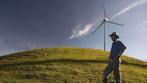 costa rican farmer wind turbine