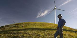 costa rican farmer wind turbine