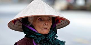 Old vietnamese woman