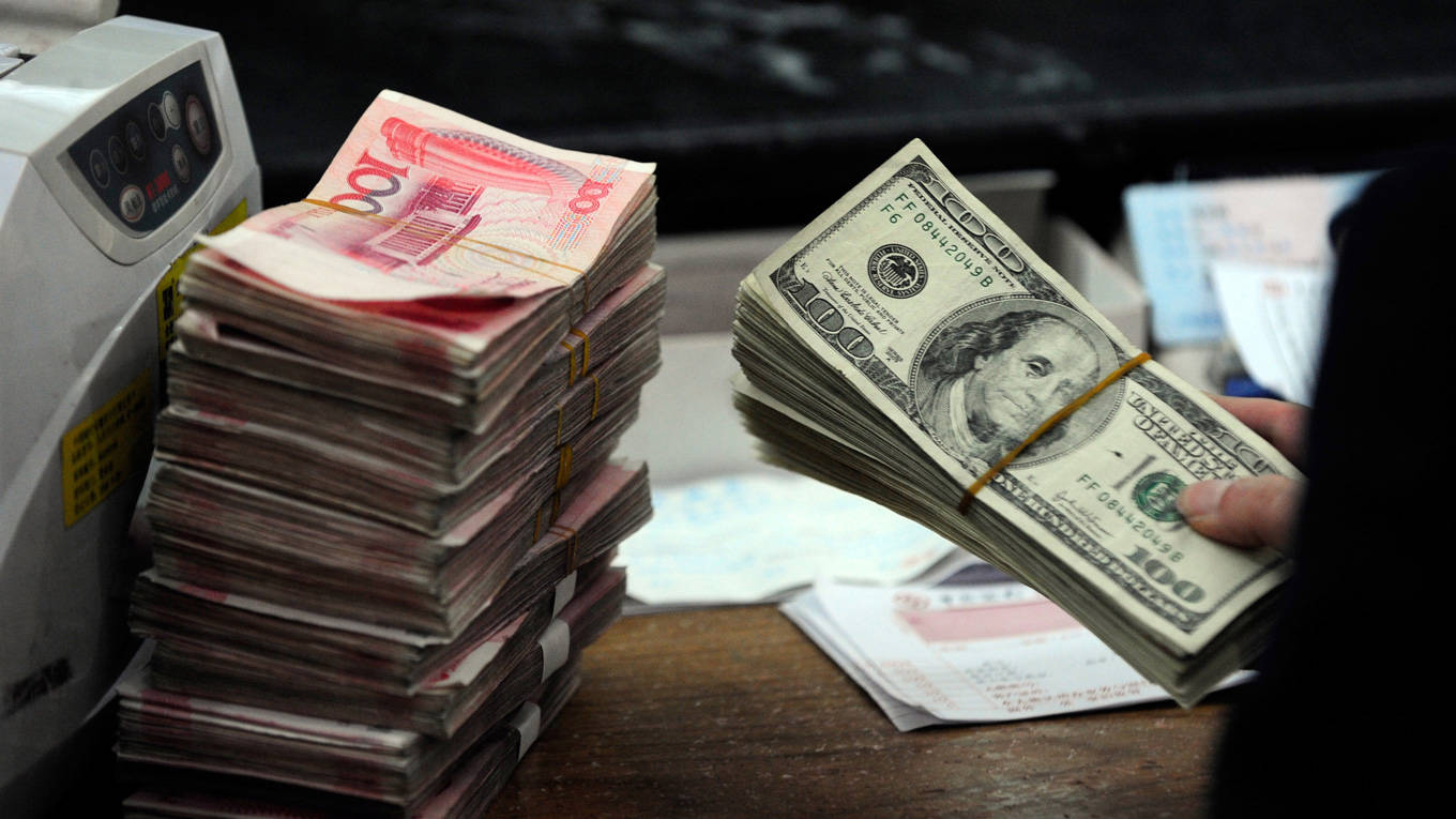 renminbi dollar bills