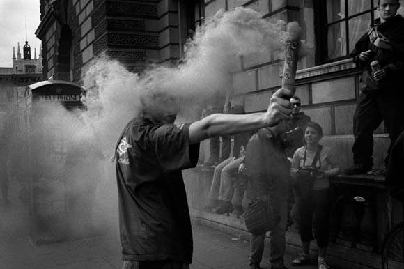 Protester in Street_John Brownlow