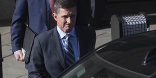 Flynn  leaving court