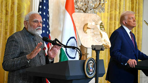 tharoor205_ANDREW CABALLERO-REYNOLDSAFP via Getty Images_moditrump
