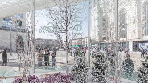 Carlo Ratti Associati's Living Nature installation at Milan Design Week 2018 