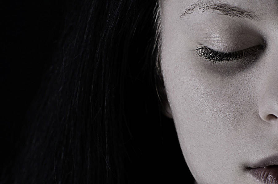 Woman in distress
