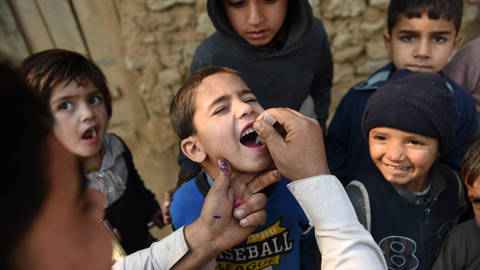 Vaccinations children development aid