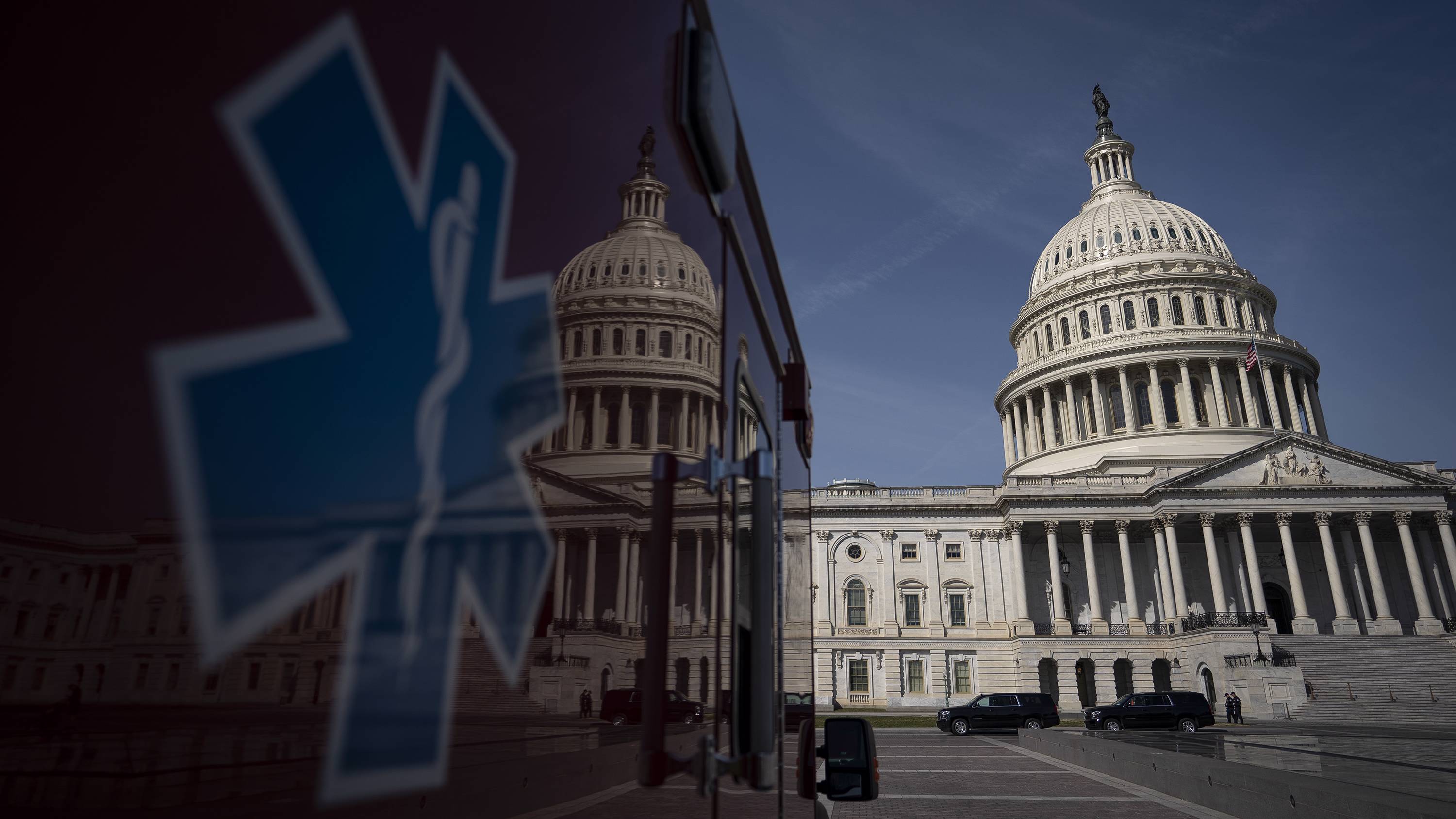 rajan62_Drew AngererGetty Images_ambulancehealthUScapitol