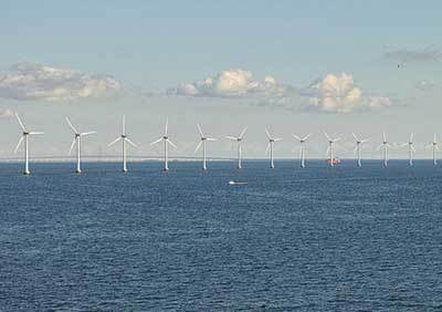 Denmark wind farm ocean climate change