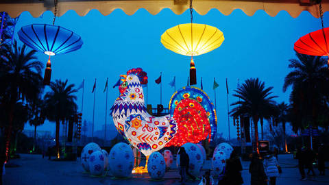 Year of rooster in Chengdu China