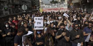 varoufakis72_Nik OikoSOPA ImagesLightRocket via Getty Images_greece protest nazis