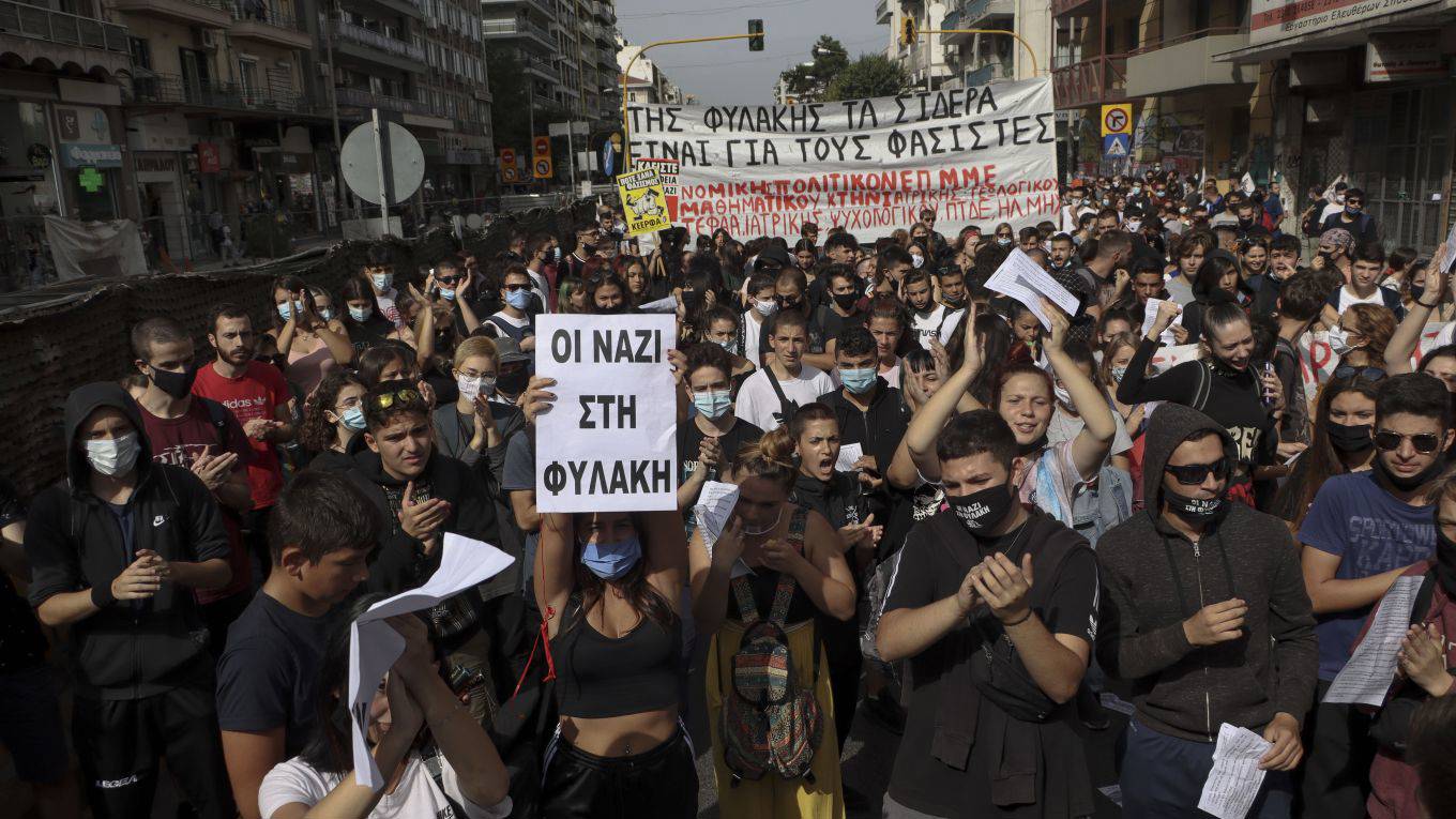 varoufakis72_Nik OikoSOPA ImagesLightRocket via Getty Images_greece protest nazis