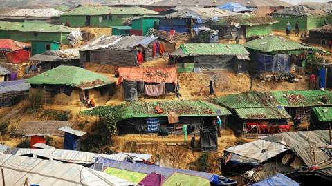 General view of the Kutupalong Refugee Camp