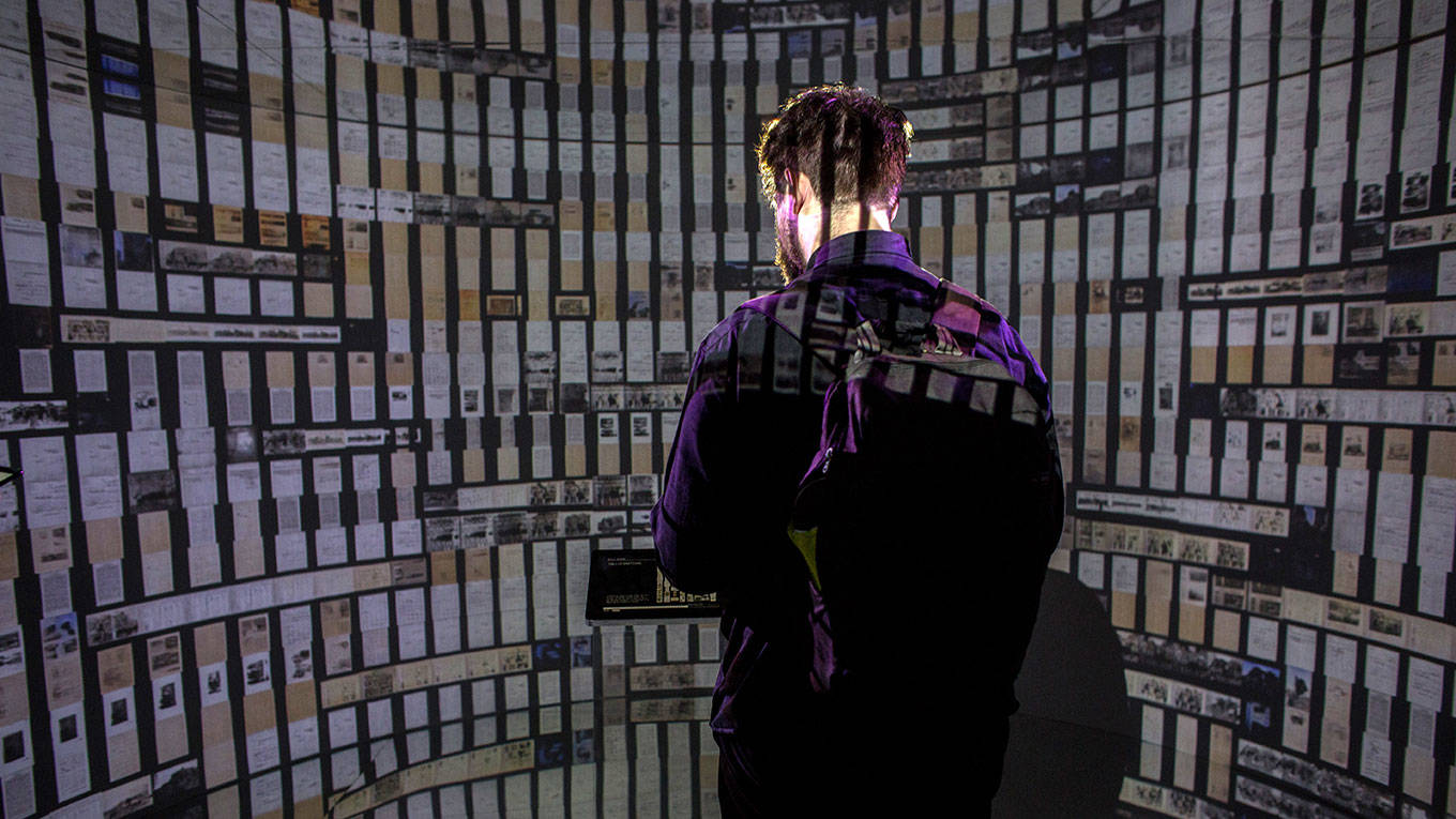 A high tech art installation