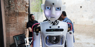 The robot named RoboThespian 