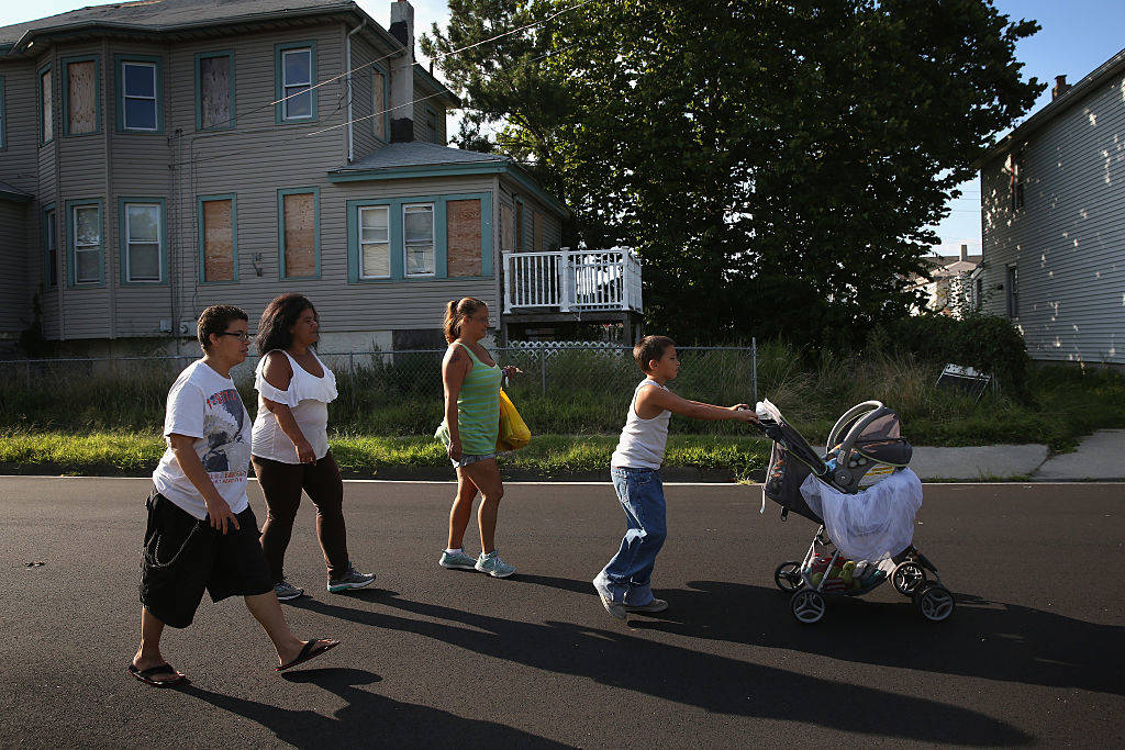 Atlantic City poor people