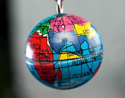 Globe mini size world