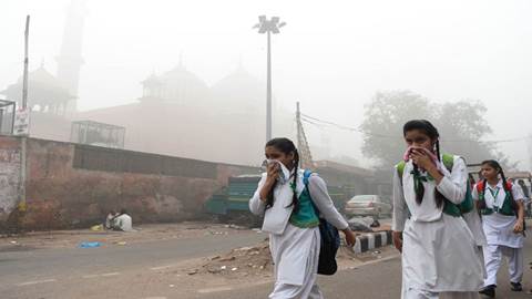 new delhi smog