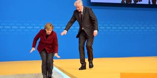 German Chancellor Angela Merkel and Horst Seehofer