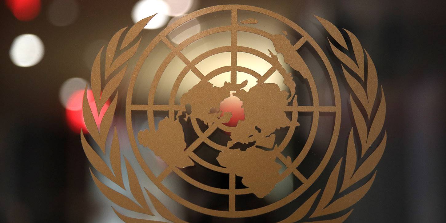 politics&world affairs_Valery Sharifulin_TASS via Getty Images_UN logo2