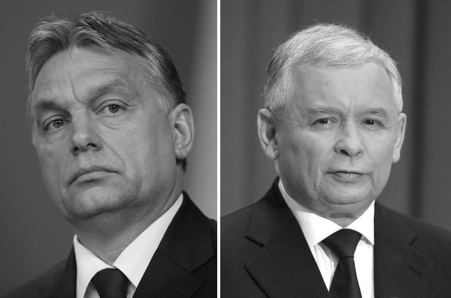 Viktor Orban and Jaroslaw  Kaczynski