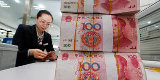 stack of renminbi notes