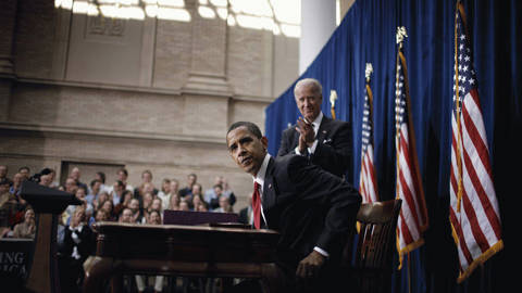obama biden signing financial recovery act