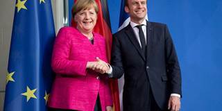 Merkel Macron meeting