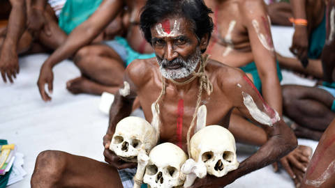 Farmers protest in India