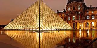 Louvre in Paris, France.