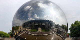 Dome sculpture in Paris, France.