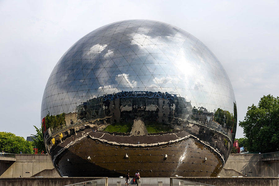 Dome sculpture in Paris, France.