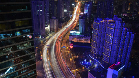 Traffic in Shanghai