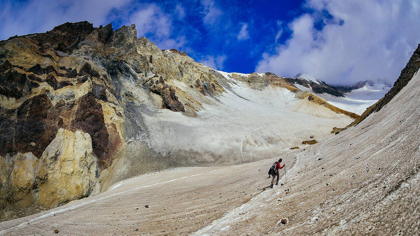 Hiking in the mountains