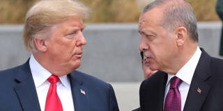 Trump and Erdogan talking