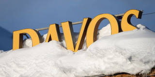 davos sign snow
