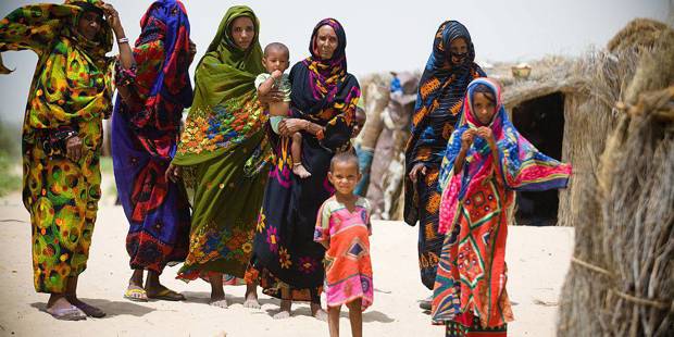 Women around Lake Chad