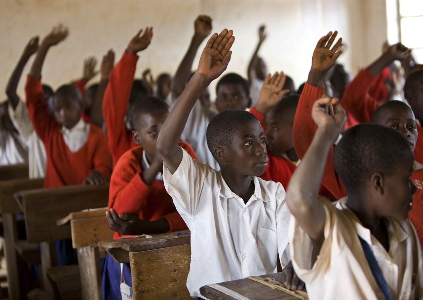 africa children in classroom