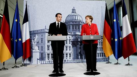 Emmanuel Macron visits Berlin