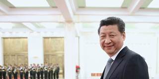 Xi Jingping honor guard in Beijing